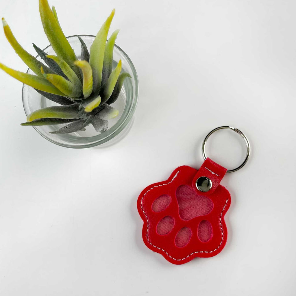 New Pet Hair Storage Bag, Dog Paw Keychain Pendant, Cat and Dog Hair Storage Keychain