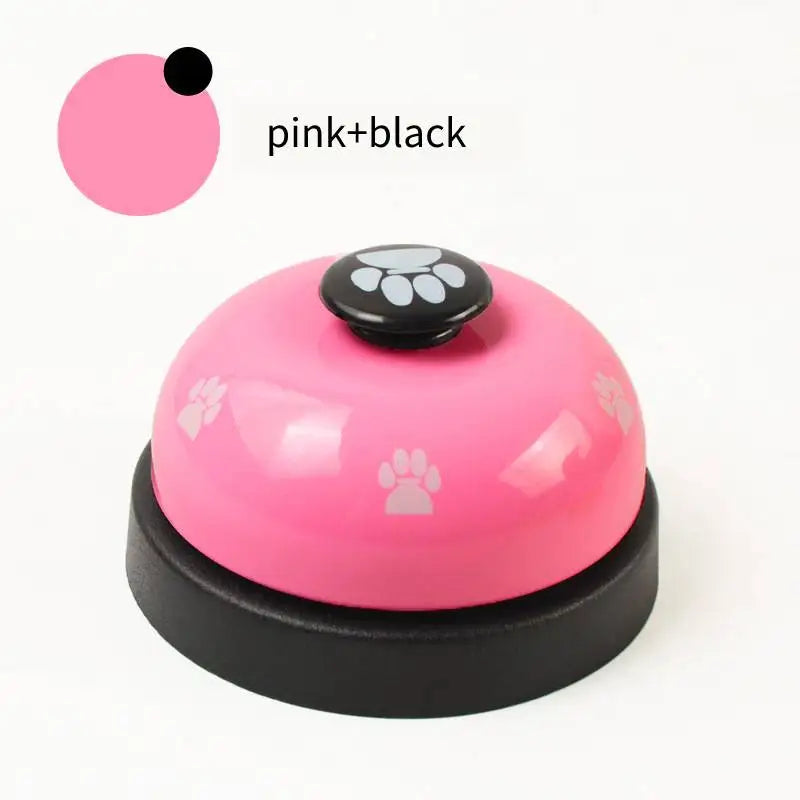 Pet Toys Bell for Dogs Cat Training Interactive Toy Called Dinner Small Bells Footprint Ring Trainer Feeding Reminder For Teddy