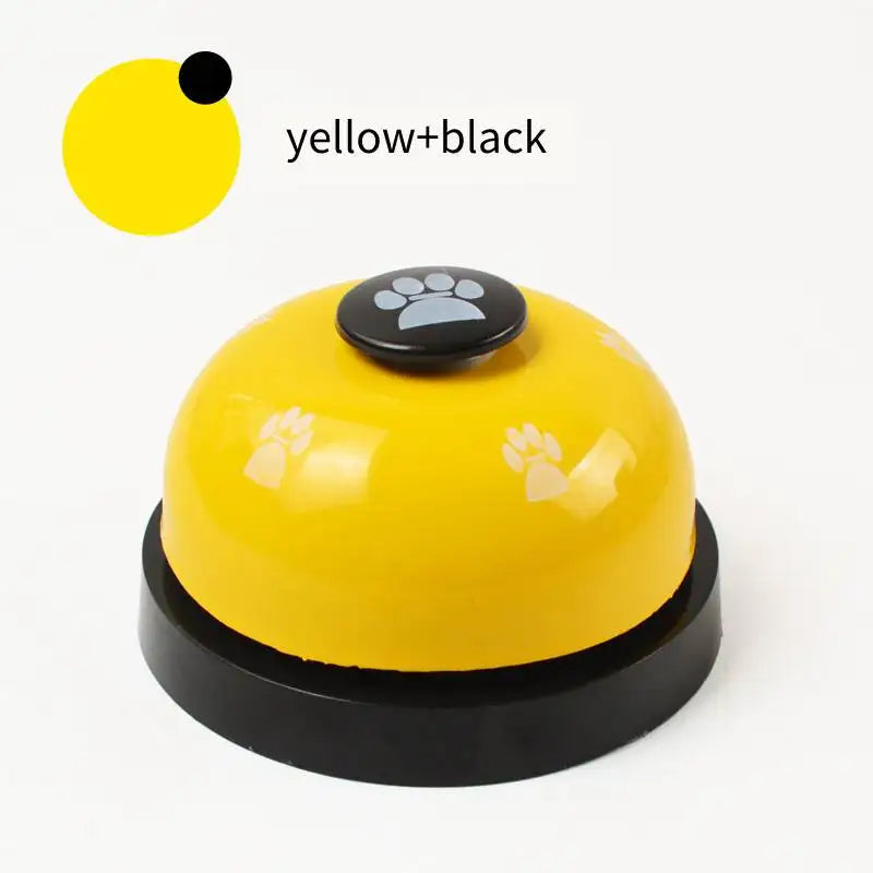 Pet Toys Bell for Dogs Cat Training Interactive Toy Called Dinner Small Bells Footprint Ring Trainer Feeding Reminder For Teddy