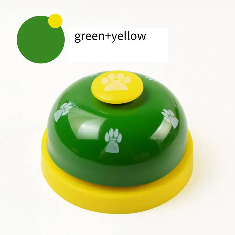 Pet Toys Bell for Dogs Cat Training Interactive Toy Called Dinner Small Bells Footprint Ring Trainer Feeding Reminder For Teddy