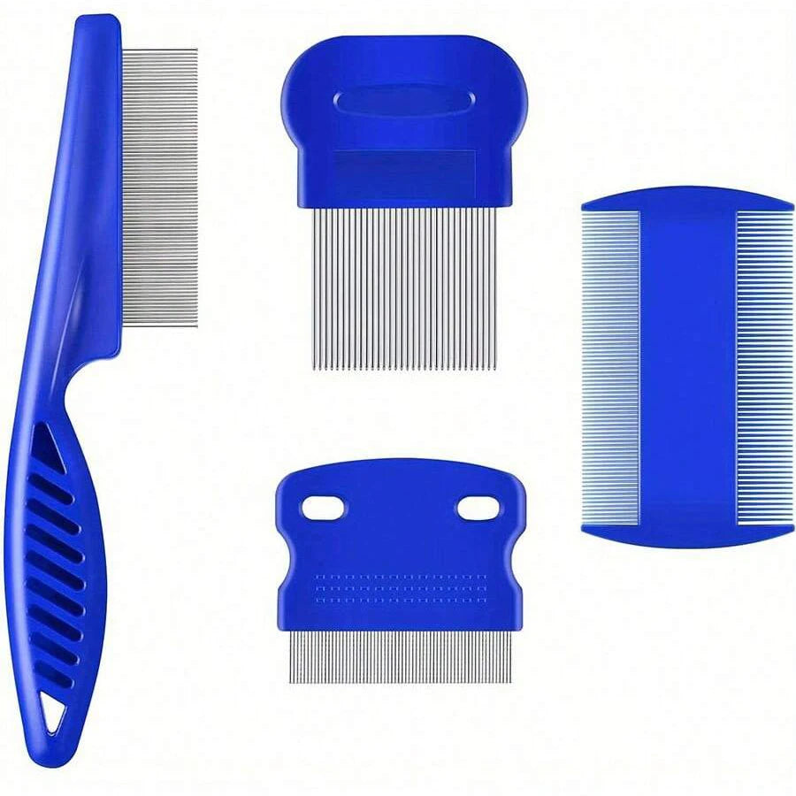 4 Pack Flea Lice Comb