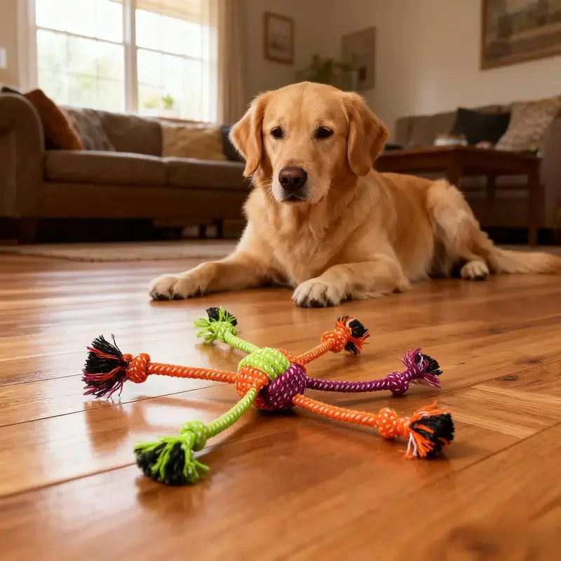 Rope Toy Teeth Cleaning