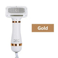 Pet Hair Dryer 2-in-1Cat Dog Puppy Dryer Grooming And Care Low Noise Adjust Temperature Pet Brush For Drying Portable Dog Blower