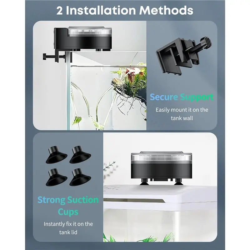 Adjustable Food Dispenser Automatic Fish Feeder For Aquarium Auto Vacation Timer Smart Automatic For Aquarium Fish Feeder