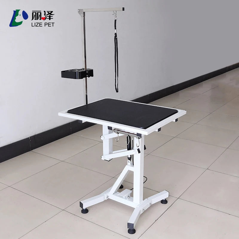 LZ Pet Hot Sale Small Pneumatic Lifting Pet Grooming Table for Pet Cats Small Dog Beauty Table