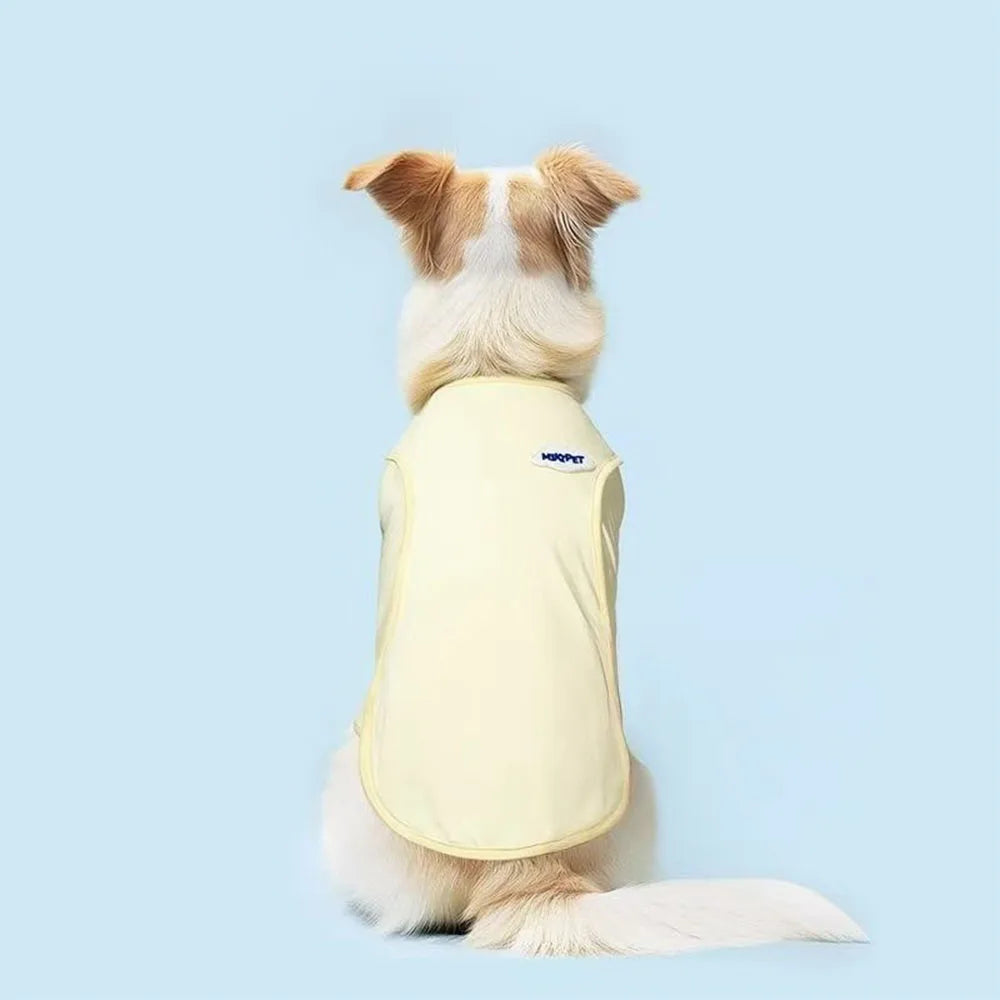 Big Dog Cooling Vest Pet Clothes Ice Silk Cool Sun Protection Large Size Dog  Mesh Clothes for Summer Outdoor Pet Quick Drying