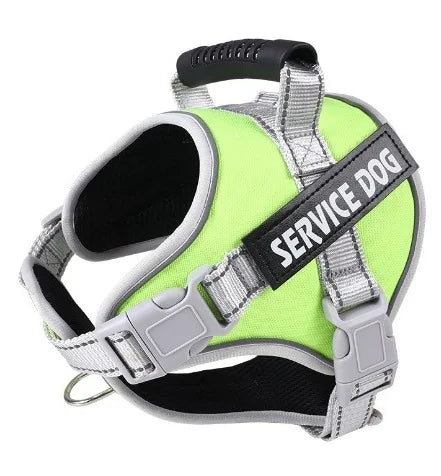 Dog Leash Dog Chest and Back Night Reflective Pet Leash Breathable Explosion-Proof Anti-Breakout Cat Collar