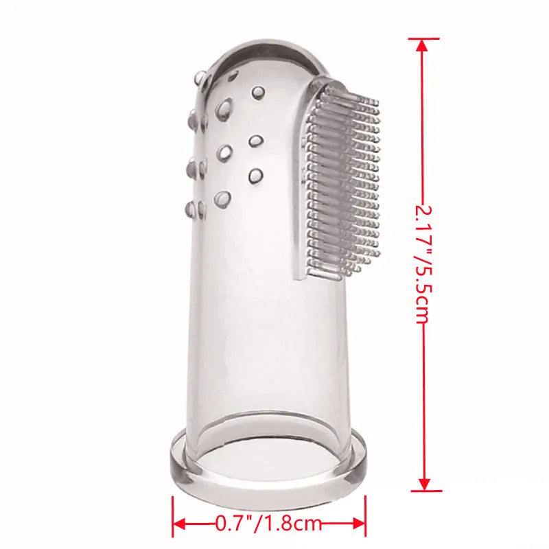 5pcs Soft Finger Pet Toothbrush