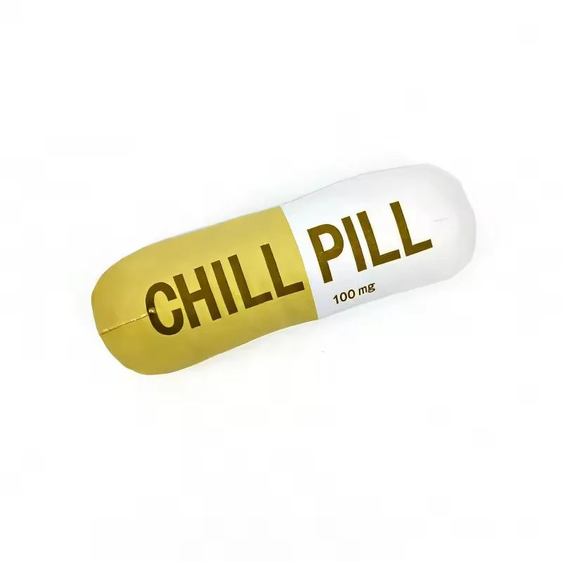 Pet Pill Capsule Plush Dog Chew Toy With Squeaker, Durable Bite-Resistant Puppy Play Toy, Safe Tooth Cleaning Dog Pet Supplies