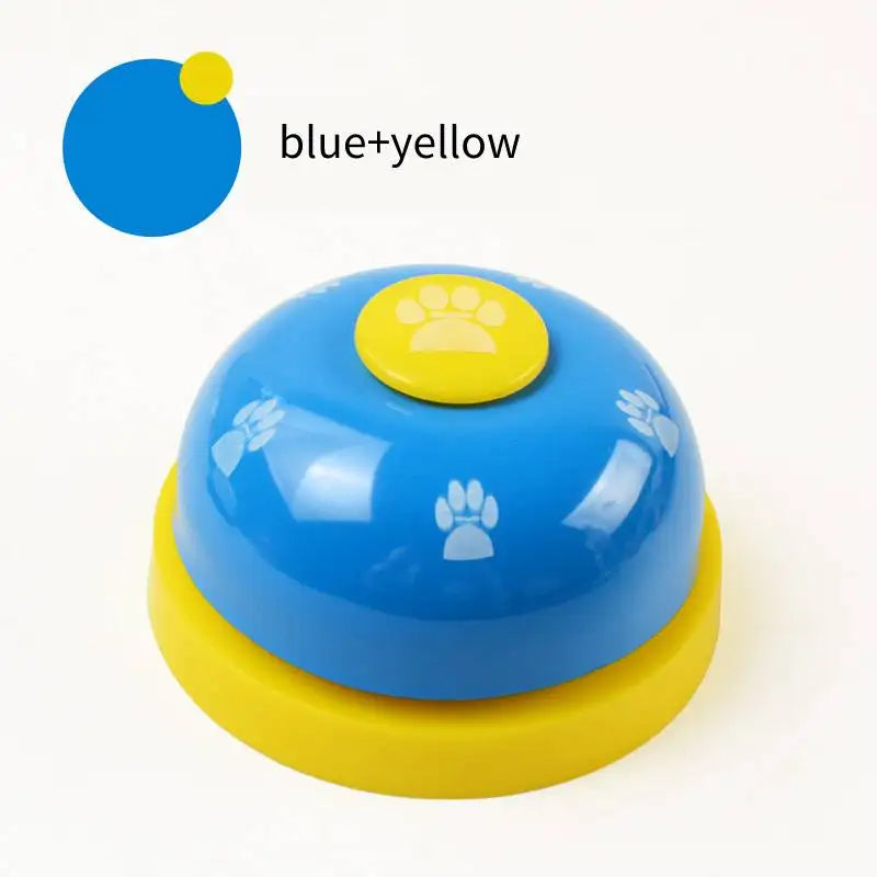 Pet Toys Bell for Dogs Cat Training Interactive Toy Called Dinner Small Bells Footprint Ring Trainer Feeding Reminder For Teddy