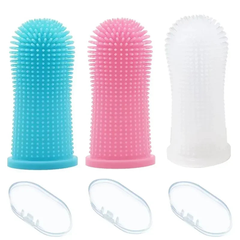 3/1pcs Pet Finger Toothbrush Pet Products Cat Toothbrush for Dog Products Teeth Cleaning for Small Dogs Cats Clean Teeth Puppy