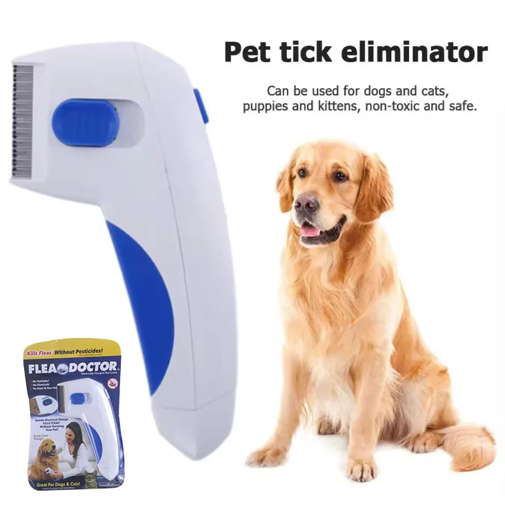 ==2027Pet Flea Cleaner, Electric Lice Cleaner, Pet Cleaning Supplies, Suitable for Dogs and Cats, As Well As Hairless Pets