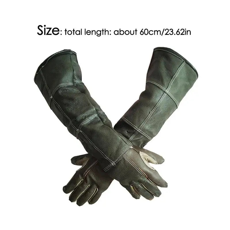 New Pet Gloves Leather Antigrasping Anti Bite Protective Gloves For Cat Dog Gardening Work Gloves Pets Training Feeding Gloves