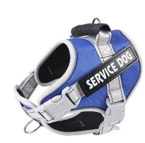 Dog Leash Dog Chest and Back Night Reflective Pet Leash Breathable Explosion-Proof Anti-Breakout Cat Collar