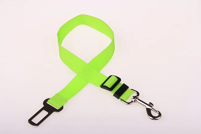 Pet Dog Car Adjustable Safety Belt Harness Safe Lever Traction Collar Car Magic Clip Seat Belt Pet Supplie Auto Accessories