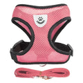 Adjustable Mesh Pet Harness with Leash, Polyester Vest Type Walking Strap for Small Medium Cats Dogs
