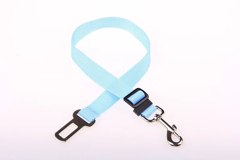 Pet Dog Car Adjustable Safety Belt Harness Safe Lever Traction Collar Car Magic Clip Seat Belt Pet Supplie Auto Accessories