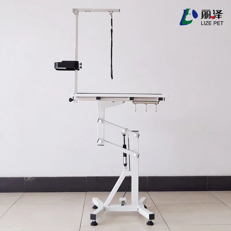 LZ Pet Hot Sale Small Pneumatic Lifting Pet Grooming Table for Pet Cats Small Dog Beauty Table