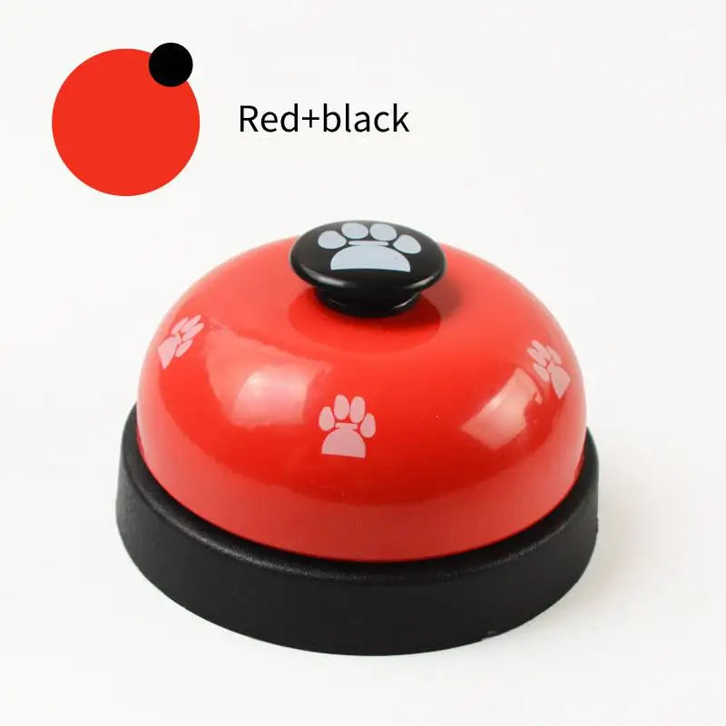Pet Toys Bell for Dogs Cat Training Interactive Toy Called Dinner Small Bells Footprint Ring Trainer Feeding Reminder For Teddy