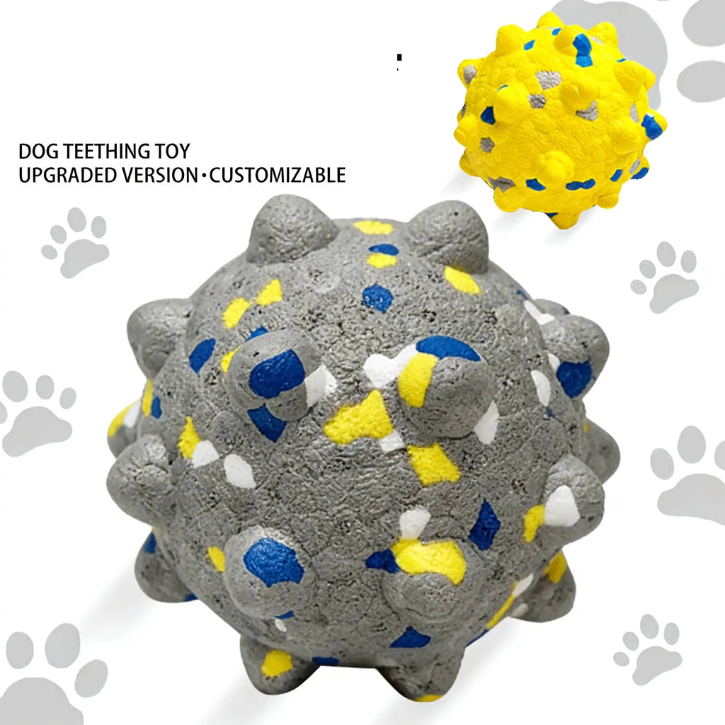 Pet High Elasticity Toy Ball ETPU Material Bite Resistant Dog Interactive Grinding Ball Fun Teeth Cleaning