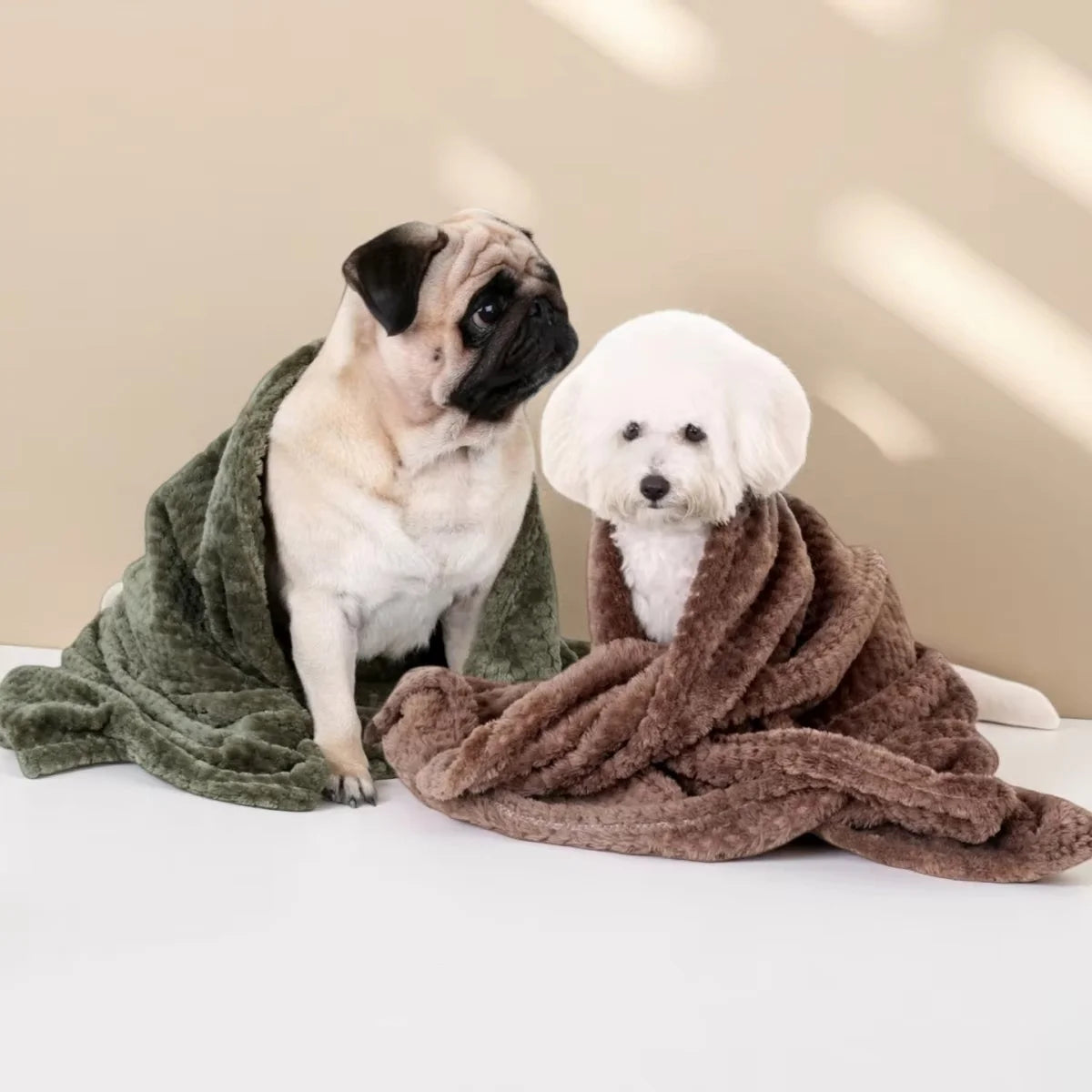 Soft Plaid Pet Blanket for Small Medium Dogs Cats Warm Breathable Pet Mat Bed Cover Washable Dog Blanket 70x100cm Soft Fleece Pe