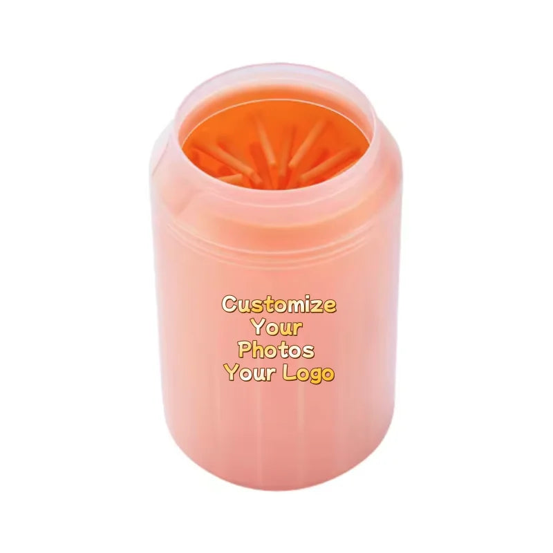 Custom Pet Paw Cleaner Soft Silicone Foot Cleaning Brush Portable Pet Dogs Towel Foot Washer Cleaning Bucket Clean Brush