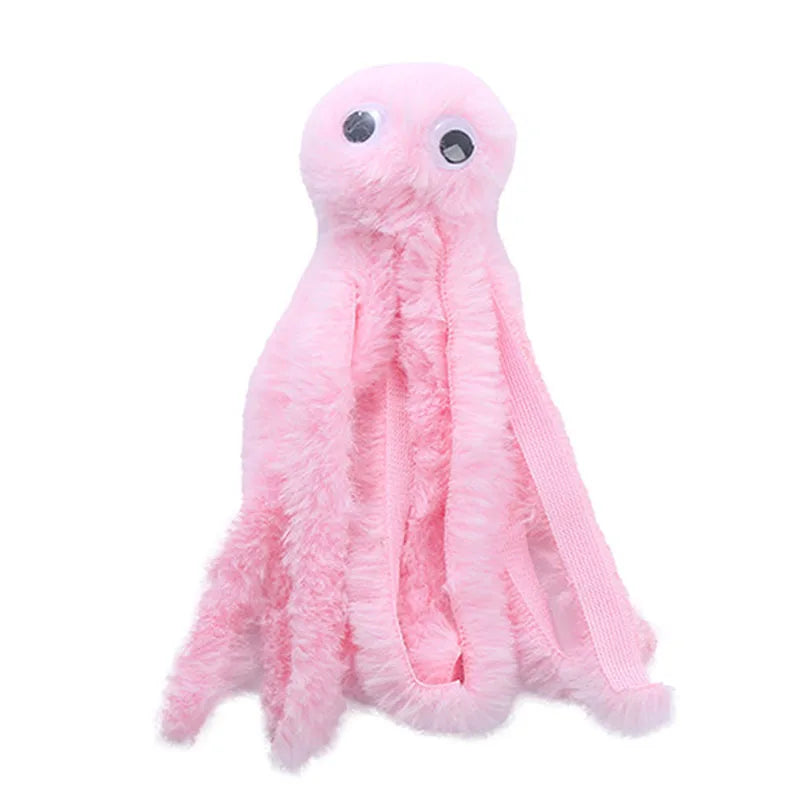 Pet Plush Octopus Toy Cute Chewing Bite Resistant Pet Interactive Entertainment Toy Dog Daily Teeth Cleaning Chew Toy Pet Suppli