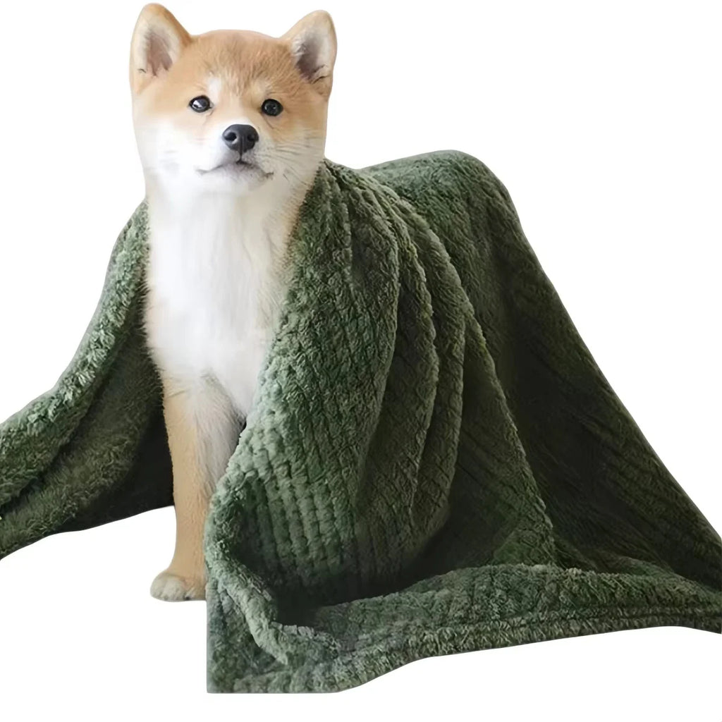 Soft Plaid Pet Blanket for Small Medium Dogs Cats Warm Breathable Pet Mat Bed Cover Washable Dog Blanket 70x100cm Soft Fleece Pe