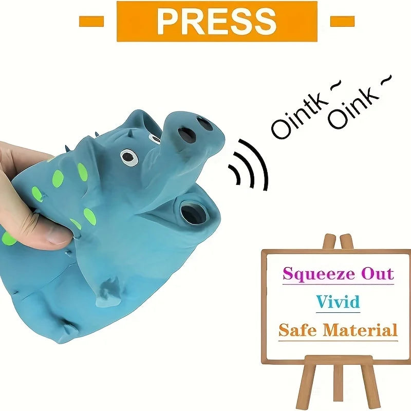 Pet Dog Toy Latex Sound Strange Bark Pig Grinding Teeth Wear Resistant Bite Latex Suitable for Large and Medium-Sized Dogs