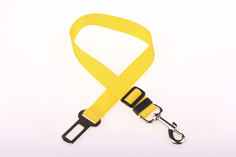 Pet Dog Car Adjustable Safety Belt Harness Safe Lever Traction Collar Car Magic Clip Seat Belt Pet Supplie Auto Accessories