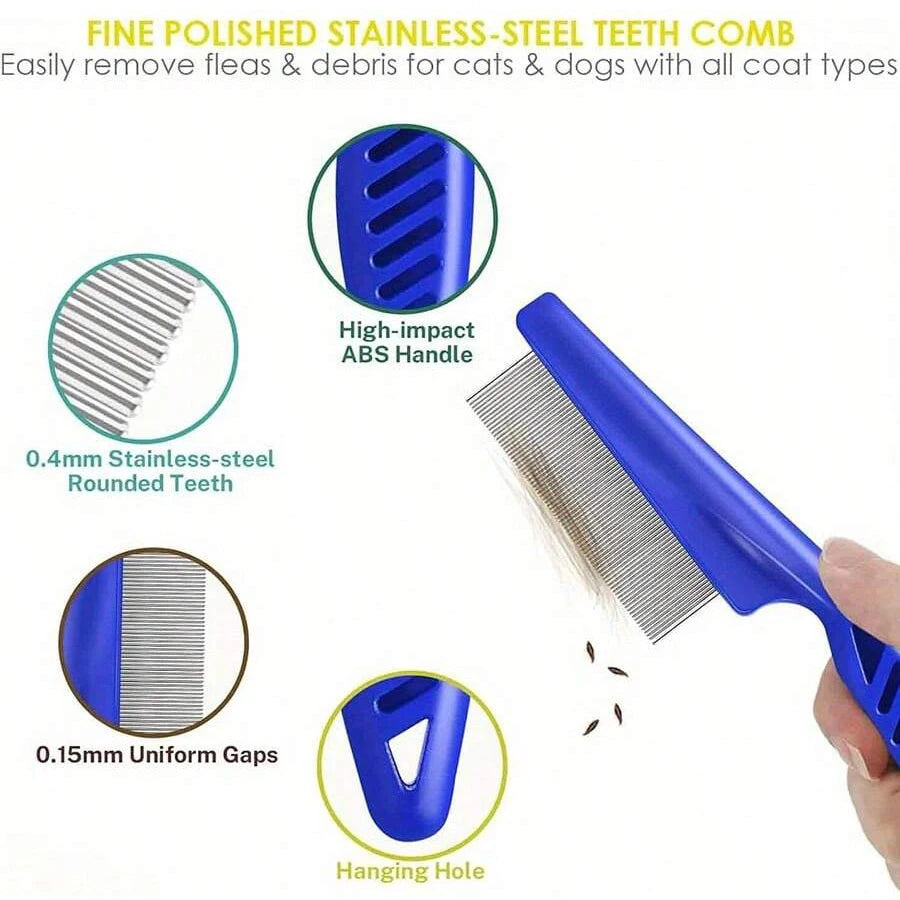 4 Pack Flea Lice Comb