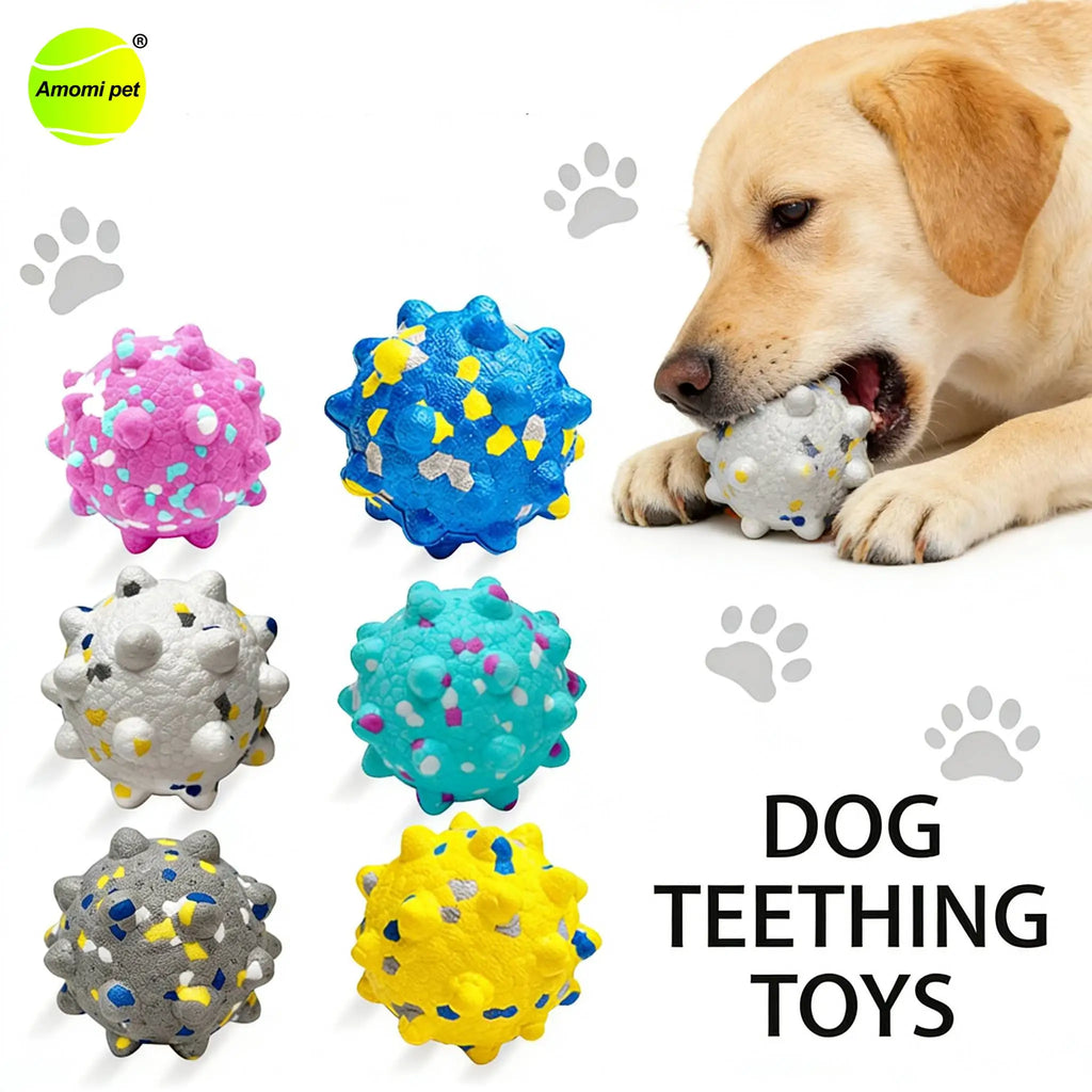 Pet High Elasticity Toy Ball ETPU Material Bite Resistant Dog Interactive Grinding Ball Fun Teeth Cleaning