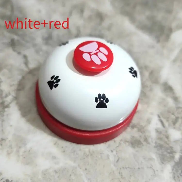 Pet Toys Bell for Dogs Cat Training Interactive Toy Called Dinner Small Bells Footprint Ring Trainer Feeding Reminder For Teddy