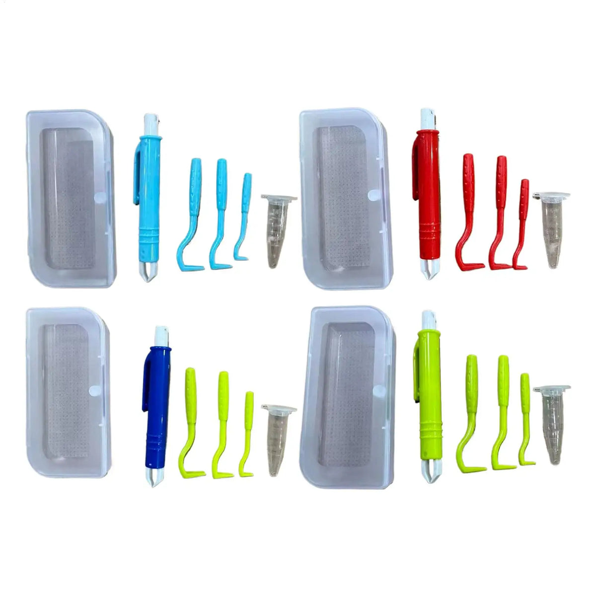 Tick Removing Tweezers Tongs Hooks Set Pet Tick Remover Tool Set Easy Using Tick Removal Supplies For Cats Dogs Pets Horses