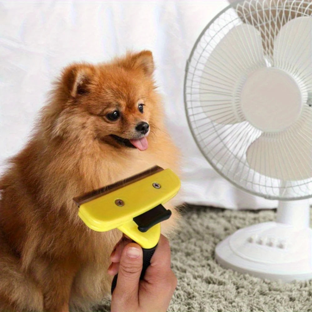 Furmines Pet Hair Remover for Puppy Dog Hairs Brush Cat Grooming Comb Fur Removal Clipper Tools Animal Pets Supplies